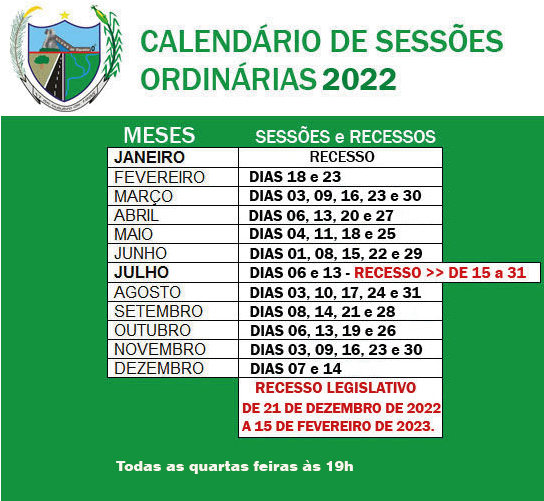 calendário